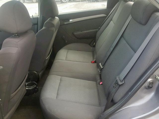 KL1TD56648B080436 - 2008 CHEVROLET AVEO BASE Сұр фото 6