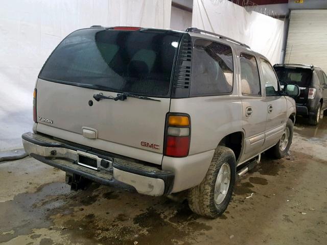 1GKEK13T45J154597 - 2005 GMC YUKON SILVER photo 4