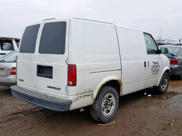 1GCDM19X05B100638 - 2005 CHEVROLET ASTRO WHITE photo 4