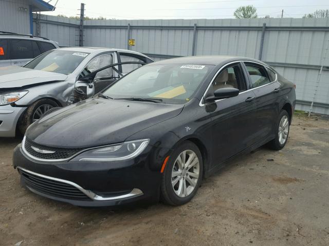 1C3CCCAB3HN501084 - 2017 CHRYSLER 200 LIMITE BLACK photo 2