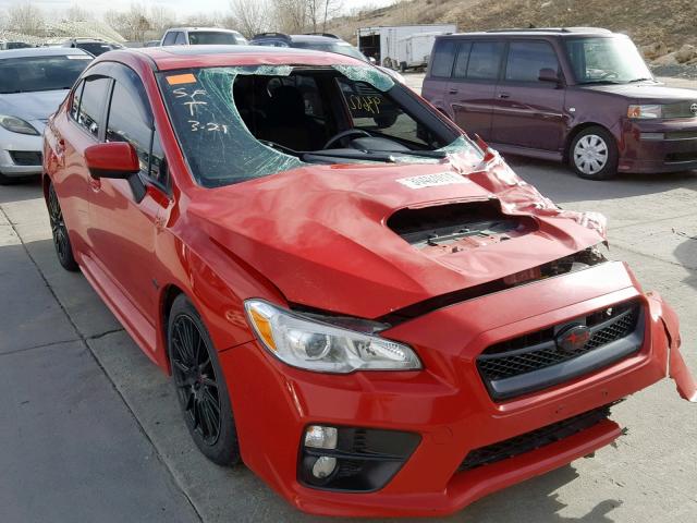 JF1VA1F64F9832231 - 2015 SUBARU WRX PREMIU RED photo 1