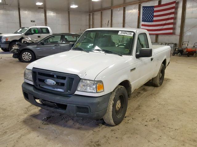 1FTYR10D16PA76781 - 2006 FORD RANGER WHITE photo 2