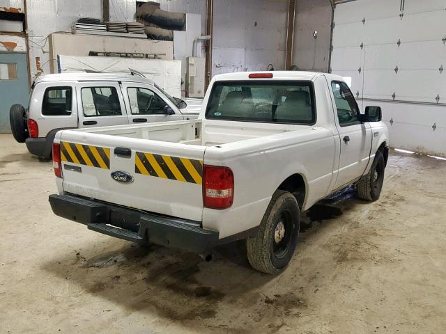 1FTYR10D16PA76781 - 2006 FORD RANGER WHITE photo 4