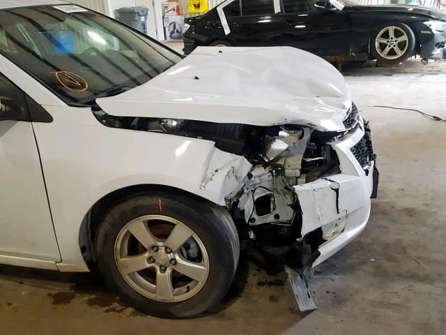 1G1PE5SC9C7325075 - 2012 CHEVROLET CRUZE LT WHITE photo 9