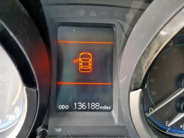 2T1BURHE9EC017720 - 2014 TOYOTA COROLLA L WHITE photo 8