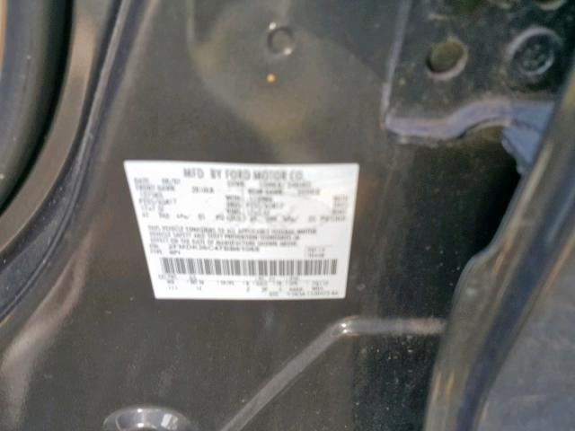 2FMDK36C47BB61065 - 2007 FORD EDGE SE BLACK photo 10