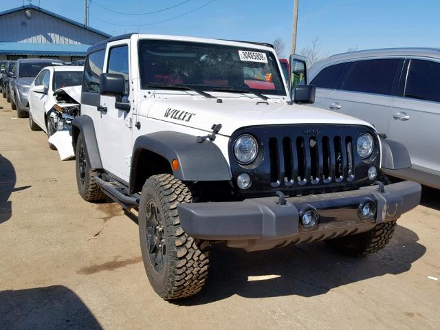 1C4AJWAG2HL710687 - 2017 JEEP WRANGLER S WHITE photo 1