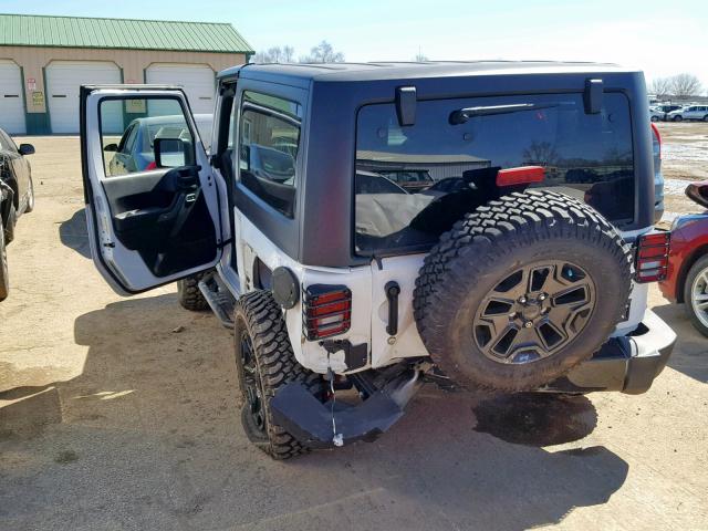 1C4AJWAG2HL710687 - 2017 JEEP WRANGLER S WHITE photo 3