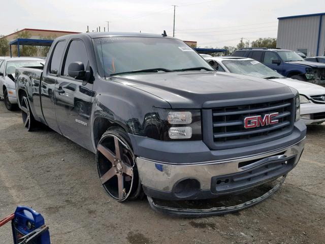 1GTEC19C09Z181268 - 2009 GMC SIERRA C15 BLACK photo 1