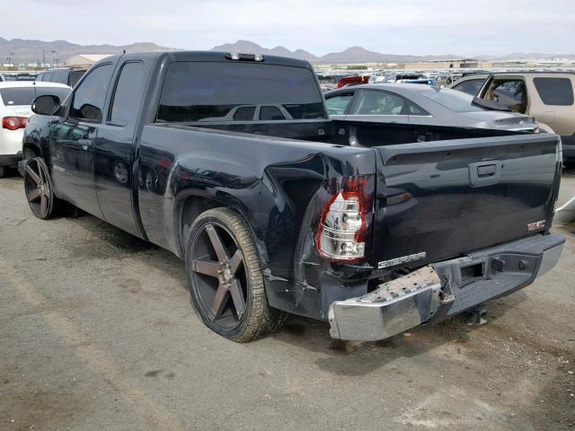 1GTEC19C09Z181268 - 2009 GMC SIERRA C15 BLACK photo 3