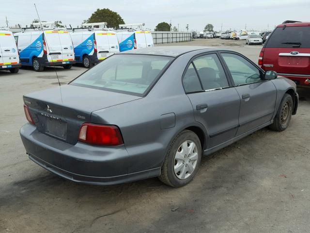 4A3AA36G42E124654 - 2002 MITSUBISHI GALANT DE GRAY photo 4