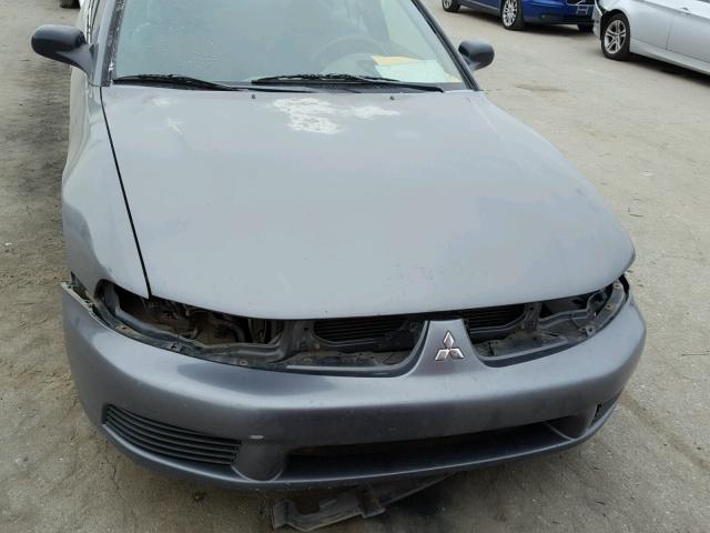 4A3AA36G42E124654 - 2002 MITSUBISHI GALANT DE GRAY photo 9