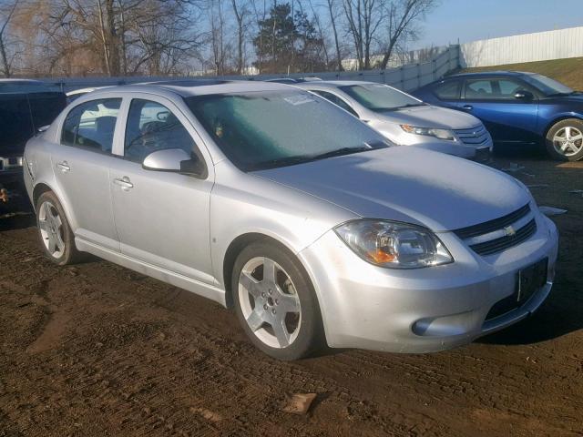 1G1AT58H697185543 - 2009 CHEVROLET COBALT LT SILVER photo 1