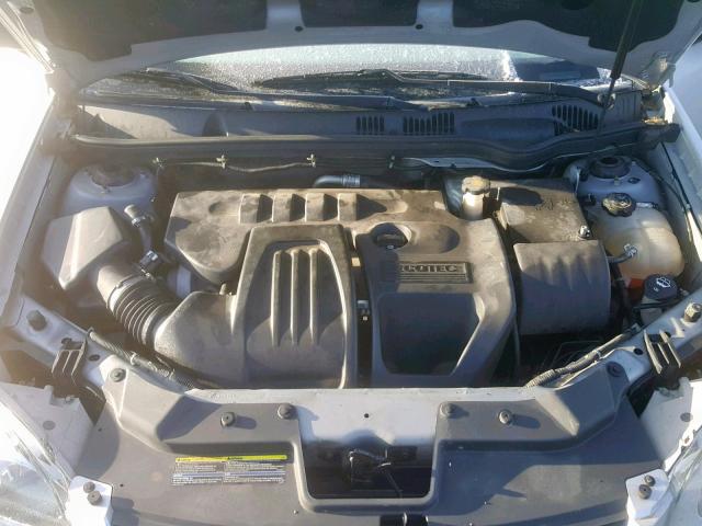 1G1AT58H697185543 - 2009 CHEVROLET COBALT LT SILVER photo 7