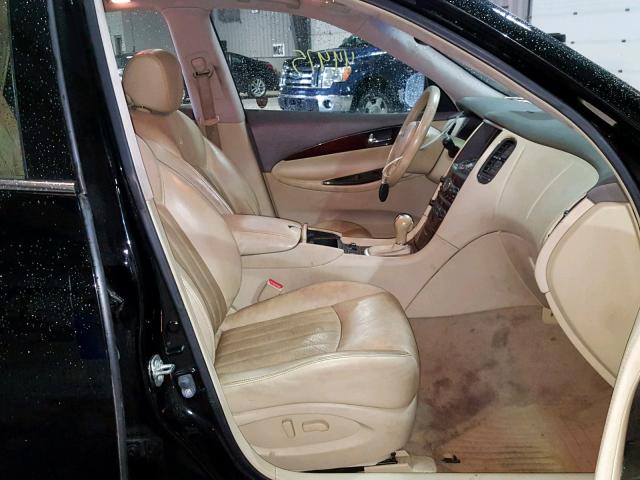 JN1AJ0HR8CM451889 - 2012 INFINITI EX35 BASE BLACK photo 5