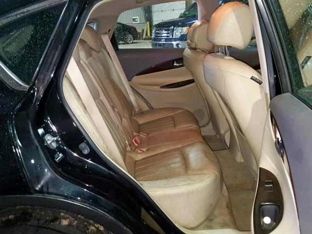 JN1AJ0HR8CM451889 - 2012 INFINITI EX35 BASE BLACK photo 6
