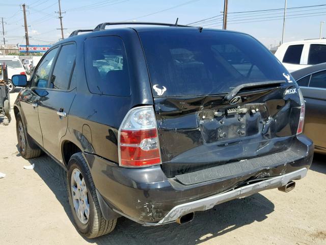 2HNYD18855H533093 - 2005 ACURA MDX TOURIN BLACK photo 3