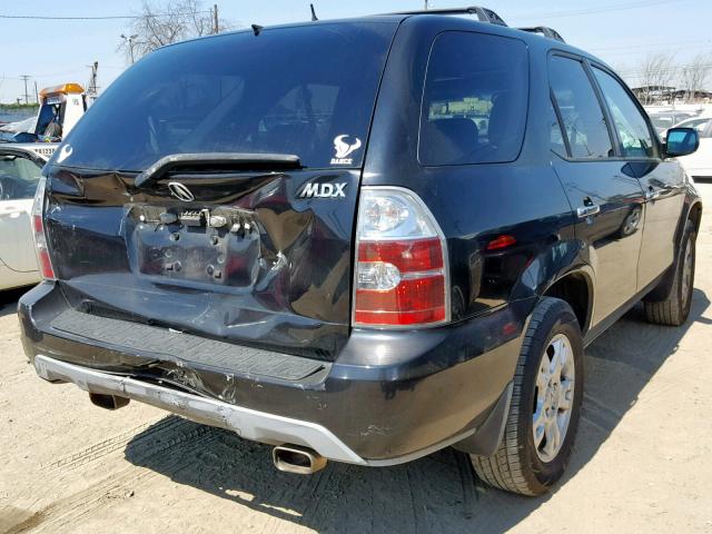 2HNYD18855H533093 - 2005 ACURA MDX TOURIN BLACK photo 4