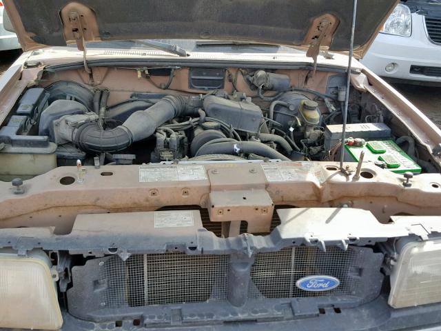 1FTCR10A6PUC06556 - 1993 FORD RANGER TAN photo 7