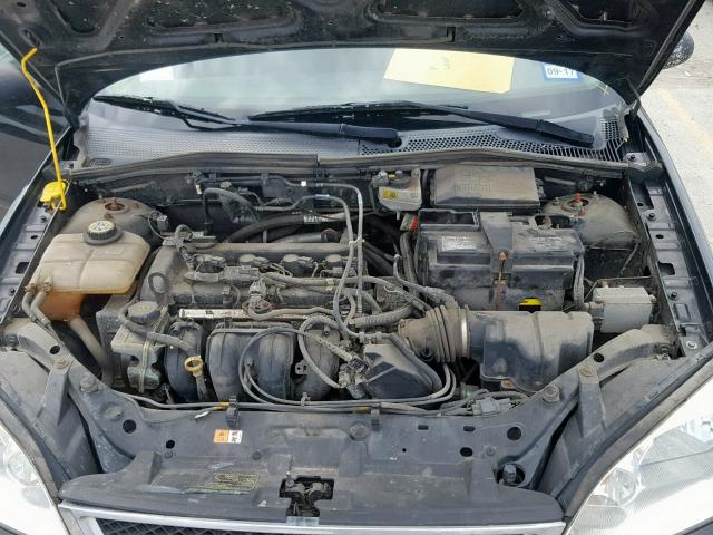 1FAHP34N27W325770 - 2007 FORD FOCUS ZX4 BLACK photo 7