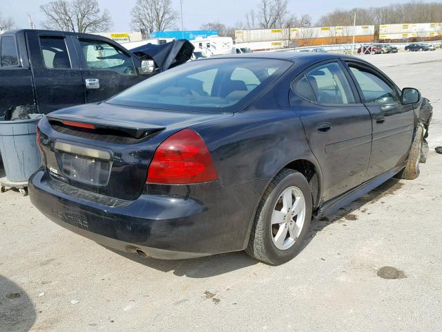 2G2WP552061295356 - 2006 PONTIAC GRAND PRIX BLACK photo 4