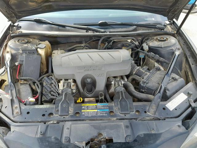 2G2WP552061295356 - 2006 PONTIAC GRAND PRIX BLACK photo 7