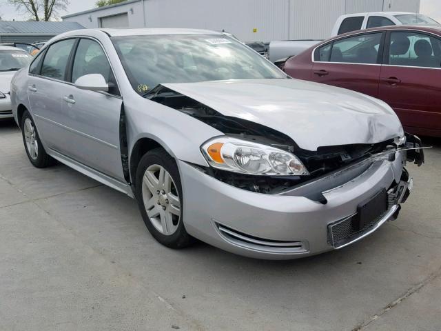 2G1WB5E3XE1166101 - 2014 CHEVROLET IMPALA LIM SILVER photo 1