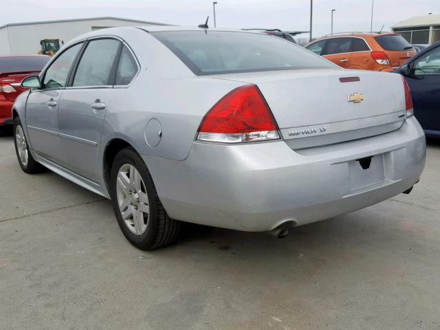 2G1WB5E3XE1166101 - 2014 CHEVROLET IMPALA LIM SILVER photo 3