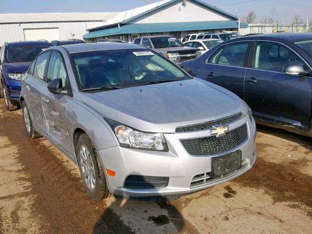 1G1PD5SH1B7176285 - 2011 CHEVROLET CRUZE LS SILVER photo 1