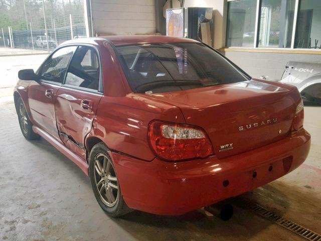 JF1GD29675G508282 - 2005 SUBARU IMPREZA WR RED photo 3