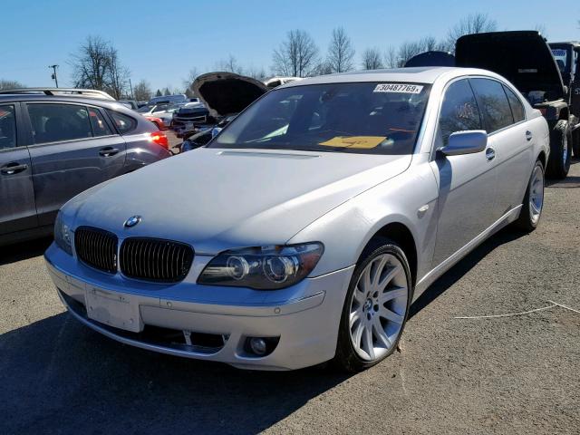 WBAHN83526DT62839 - 2006 BMW 750 LI SILVER photo 2