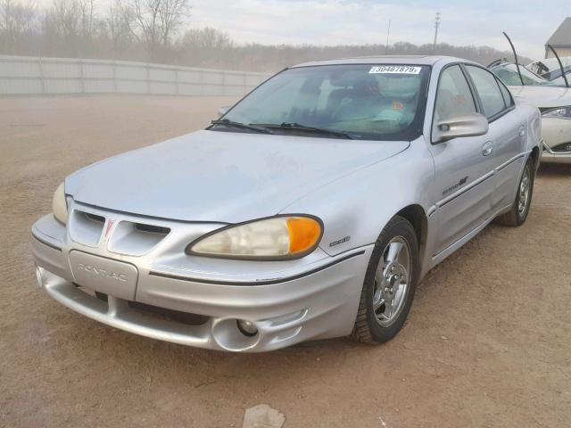 1G2NW52E42M525718 - 2002 PONTIAC GRAND AM G SILVER photo 2