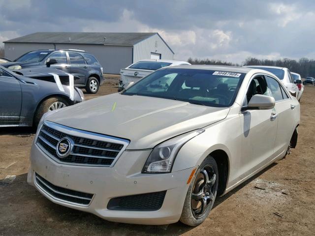 1G6AB5SX1D0173136 - 2013 CADILLAC ATS LUXURY TAN photo 2