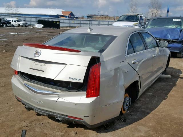 1G6AB5SX1D0173136 - 2013 CADILLAC ATS LUXURY TAN photo 4