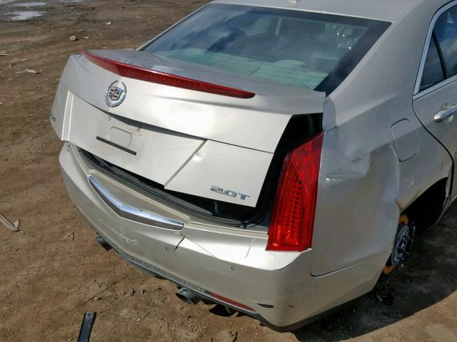 1G6AB5SX1D0173136 - 2013 CADILLAC ATS LUXURY TAN photo 9