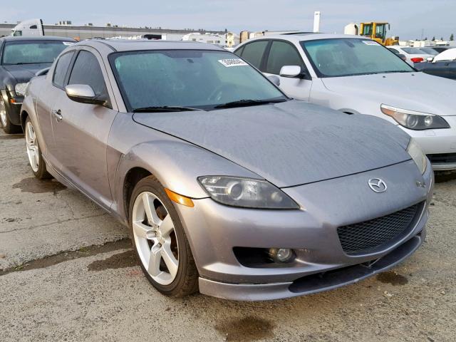 JM1FE17N740132018 - 2004 MAZDA RX8 GRAY photo 1