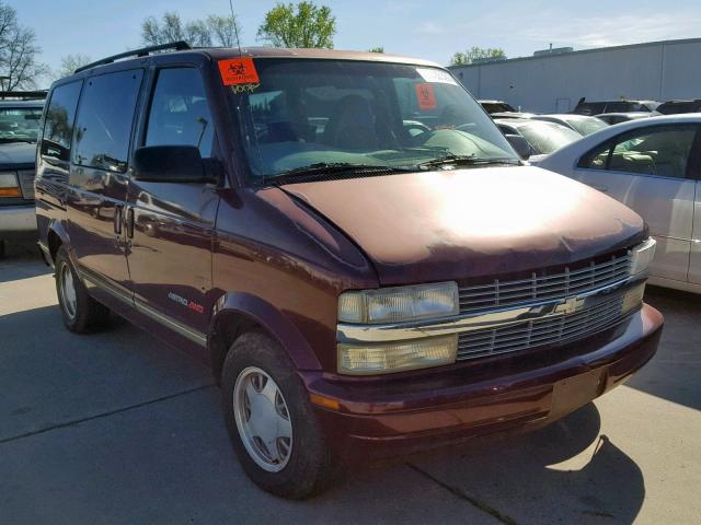 1GNEL19W7TB135471 - 1996 CHEVROLET ASTRO MAROON photo 1