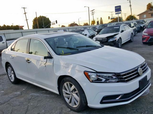 1VWBA7A36JC025294 - 2018 VOLKSWAGEN PASSAT SE WHITE photo 1