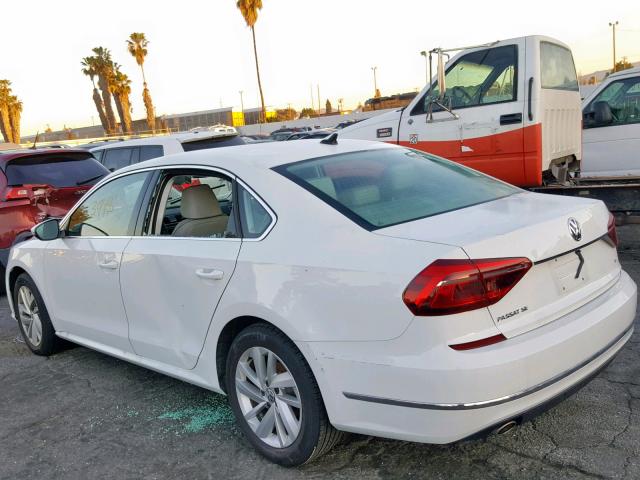 1VWBA7A36JC025294 - 2018 VOLKSWAGEN PASSAT SE WHITE photo 3