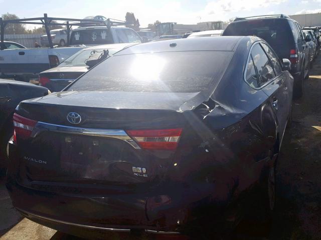 4T1BD1EB3FU044584 - 2015 TOYOTA AVALON HYB BLACK photo 4