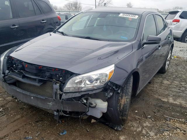 1G11H5SA7DF309752 - 2013 CHEVROLET MALIBU LTZ GRAY photo 2