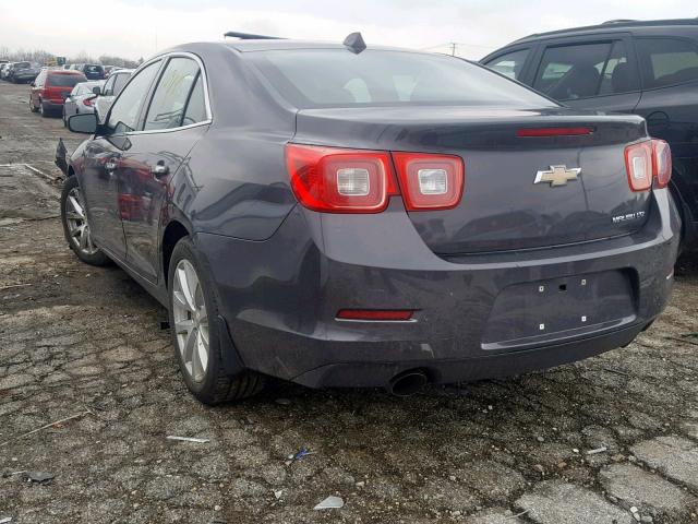 1G11H5SA7DF309752 - 2013 CHEVROLET MALIBU LTZ GRAY photo 3