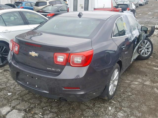 1G11H5SA7DF309752 - 2013 CHEVROLET MALIBU LTZ GRAY photo 4