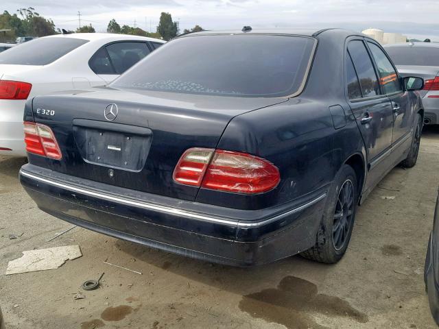 WDBJF65J12B466629 - 2002 MERCEDES-BENZ E 320 BLACK photo 4