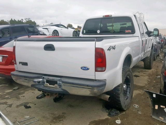 1FTSW31P84EB63475 - 2004 FORD F350 SRW S WHITE photo 4