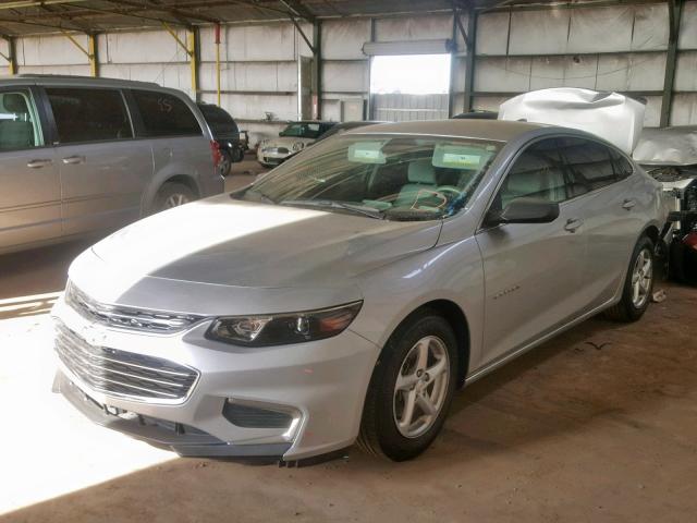 1G1ZB5ST9HF134724 - 2017 CHEVROLET MALIBU LS SILVER photo 2