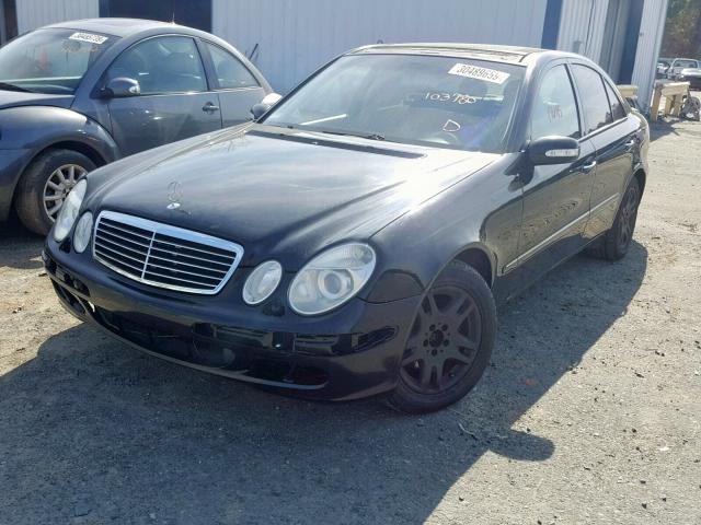 WDBUF65J83X103780 - 2003 MERCEDES-BENZ E 320 BLACK photo 2