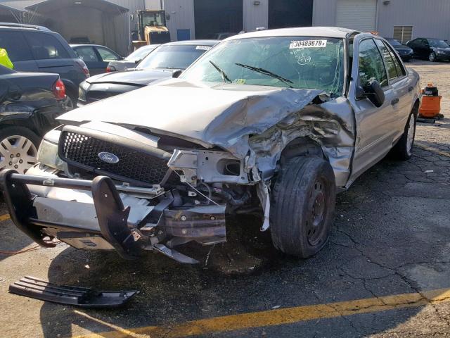 2FAHP71V48X124308 - 2008 FORD CROWN VICT GRAY photo 2