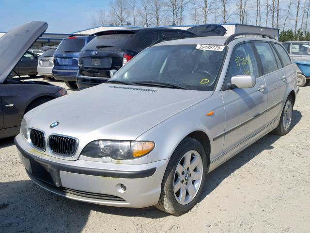 WBAEP334X4PF03968 - 2004 BMW 325 XIT GRAY photo 2