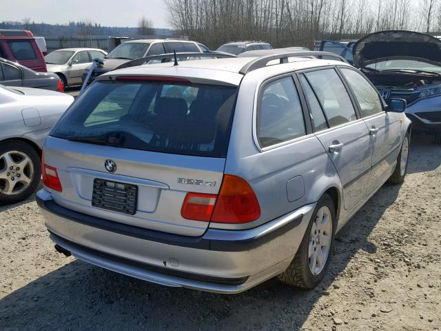 WBAEP334X4PF03968 - 2004 BMW 325 XIT GRAY photo 4